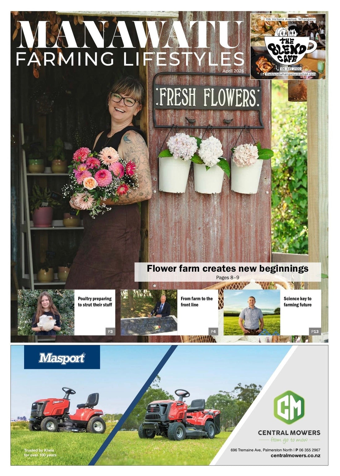 Feral Flower Farm featured in Manawatu Farming Lifestyles | Part One | April 2026