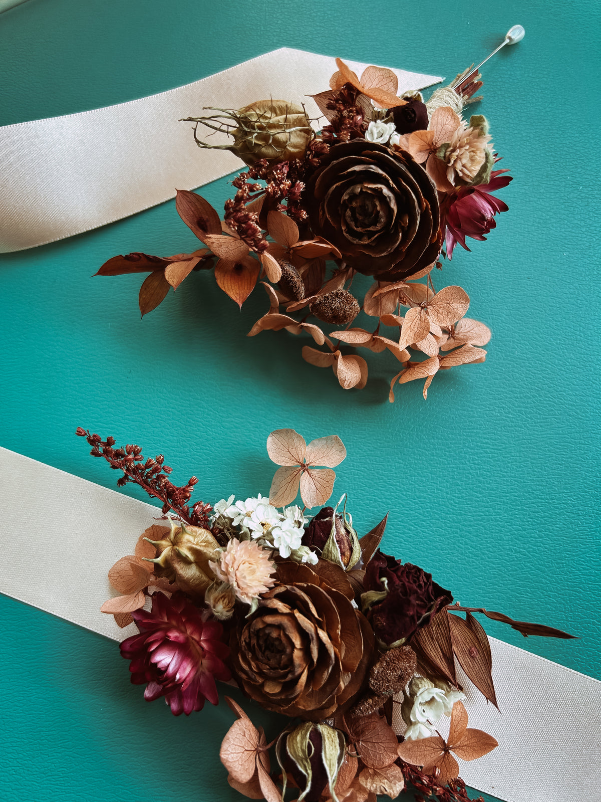 Everlasting Corsage & Buttonhole set
