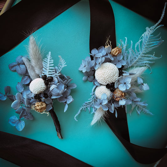 Everlasting Corsage & Buttonhole set
